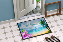Load image into Gallery viewer, Beach Scene Welcome Doormat - 24x36 Decorative Floor Mat – Indoor/Outdoor Rug with Artistic Flair BB8530JMAT