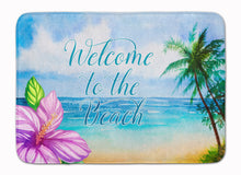Load image into Gallery viewer, Beach Scene Welcome Machine Washable Memory Foam Mat BB8530RUG