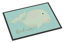 Load image into Gallery viewer, Whale Welcome Doormat - 24x36 Decorative Floor Mat – Indoor/Outdoor Rug with Artistic Flair BB8533JMAT