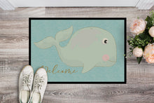 Load image into Gallery viewer, Whale Welcome Doormat - 18x27 Decorative Floor Mat – Indoor/Outdoor Rug with Artistic Flair BB8533MAT