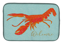 Load image into Gallery viewer, Lobster Welcome Dish Drying Mat – Absorbent, Artistic Kitchen Essentials BB8534DDM