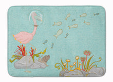 Load image into Gallery viewer, Flamingo Underwater Machine Washable Memory Foam Mat BB8535RUG