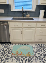 Load image into Gallery viewer, Dolphin Underwater Scene Machine Washable Memory Foam Mat BB8537RUG