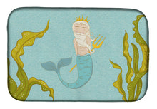 Load image into Gallery viewer, Neptune Merman Dish Drying Mat – Absorbent, Artistic Kitchen Essentials BB8542DDM