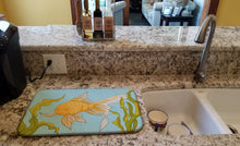 Load image into Gallery viewer, Gold Fish Dish Drying Mat – Absorbent, Artistic Kitchen Essentials BB8544DDM