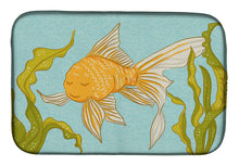 Load image into Gallery viewer, Gold Fish Dish Drying Mat – Absorbent, Artistic Kitchen Essentials BB8544DDM