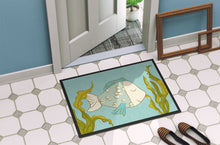 Load image into Gallery viewer, Blue Fish Doormat - 18x27 Decorative Floor Mat – Indoor/Outdoor Rug with Artistic Flair BB8545MAT