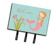 Load image into Gallery viewer, Mermaid with Cat Welcome Leash or Key Holder BB8548TH68
