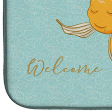 Load image into Gallery viewer, Gold Fish Welcome Dish Drying Mat – Absorbent, Artistic Kitchen Essentials BB8551DDM
