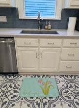 Load image into Gallery viewer, Flowers Welcome Machine Washable Memory Foam Mat BB8552RUG