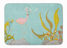 Load image into Gallery viewer, Flamingo Underwater #2 Machine Washable Memory Foam Mat BB8557RUG