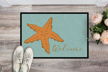 Load image into Gallery viewer, Starfish Welcome Doormat - 24x36 Decorative Floor Mat – Indoor/Outdoor Rug with Artistic Flair BB8559JMAT