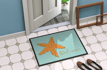 Load image into Gallery viewer, Starfish Welcome Doormat - 18x27 Decorative Floor Mat – Indoor/Outdoor Rug with Artistic Flair BB8559MAT