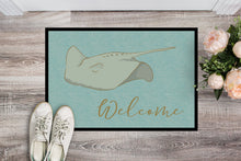 Load image into Gallery viewer, Sting Ray Welcome Doormat - 18x27 Decorative Floor Mat – Indoor/Outdoor Rug with Artistic Flair BB8561MAT