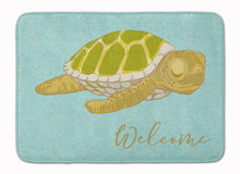 Load image into Gallery viewer, Sea Turtle Welcome Machine Washable Memory Foam Mat BB8562RUG