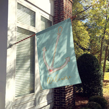 Load image into Gallery viewer, Anchor Welcome Flag Canvas House Size BB8566CHF