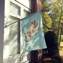 Load image into Gallery viewer, Raccoon Welcome Flag Canvas House Size BB8569CHF