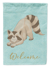 Load image into Gallery viewer, Raccoon Welcome Garden Flag - Outdoor Decorative Yard Flag BB8569GF