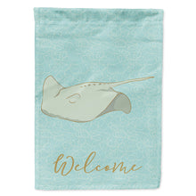 Load image into Gallery viewer, Sting Ray Welcome Flag Canvas House Size BB8571CHF