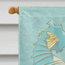 Load image into Gallery viewer, Seahorse Welcome Flag Canvas House Size BB8575CHF