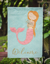 Load image into Gallery viewer, Mermaid with Cat Welcome Garden Flag - Outdoor Decorative Yard Flag BB8577GF