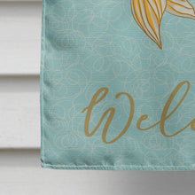 Load image into Gallery viewer, Gold Fish Welcome Flag Canvas House Size BB8579CHF