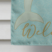 Load image into Gallery viewer, Dolphin Welcome Flag Canvas House Size BB8581CHF