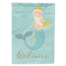 Load image into Gallery viewer, Neptune Merman Welcome Flag Canvas House Size BB8584CHF