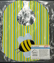 Load image into Gallery viewer, Bee on Stripes Baby Bib BB8597BIB