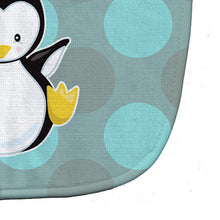 Load image into Gallery viewer, Penguin on Polkadot Baby Bib BB8605BIB