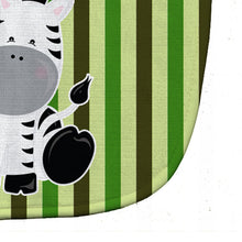 Load image into Gallery viewer, Zebra on Stripes Baby Bib BB8607BIB