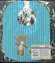 Load image into Gallery viewer, Baby Boy Bear Wagon Baby Bib BB8618BIB