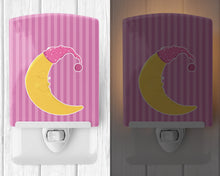Load image into Gallery viewer, Baby Girl Moon Ceramic Night Light BB8623CNL