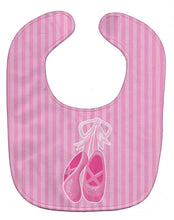 Load image into Gallery viewer, Ballet Shoes on Stripes Baby Bib BB8624BIB