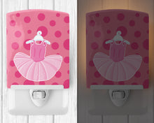 Load image into Gallery viewer, Ballet Tutu on Polka dots Ceramic Night Light BB8626CNL