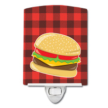 Load image into Gallery viewer, Backyard BBQ Hamburger Ceramic Night Light BB8629CNL