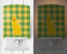 Load image into Gallery viewer, Backyard BBQ Mustard Ceramic Night Light BB8639CNL