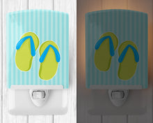 Load image into Gallery viewer, Beach Flip Flops Ceramic Night Light BB8645CNL
