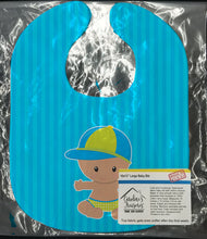Load image into Gallery viewer, Beach Baby Boy with Hat Baby Bib BB8651BIB