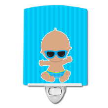 Load image into Gallery viewer, Beach Baby Boy Sunglasses Ceramic Night Light BB8652CNL