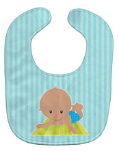 Load image into Gallery viewer, Beach Baby Boy on mat Baby Bib BB8654BIB
