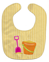 Load image into Gallery viewer, Beach Baby Girl Bucket of Sand Baby Bib BB8658BIB