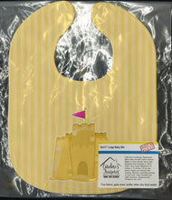 Load image into Gallery viewer, Beach Baby Girl Sand Castle Baby Bib BB8660BIB