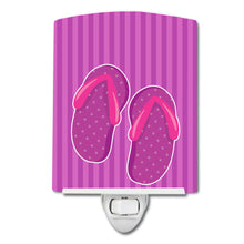 Load image into Gallery viewer, Beach Baby Girl Flip Flops Ceramic Night Light BB8662CNL
