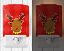 Load image into Gallery viewer, Christmas Reindeer #1 Ceramic Night Light BB8665CNL