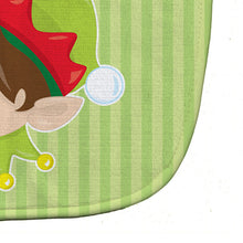 Load image into Gallery viewer, Christmas Brunette Boy Elf Baby Bib BB8667BIB