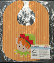 Load image into Gallery viewer, Christmas Ginger Boy Elf Baby Bib BB8668BIB