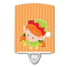 Load image into Gallery viewer, Christmas Ginger Girl Elf Ceramic Night Light BB8669CNL