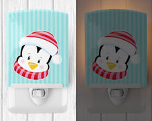 Load image into Gallery viewer, Christmas Penquin #1 Ceramic Night Light BB8675CNL