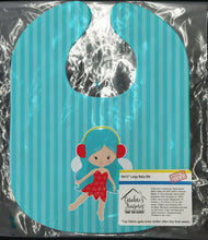 Load image into Gallery viewer, Blue Haired Fairy Baby Bib BB8676BIB